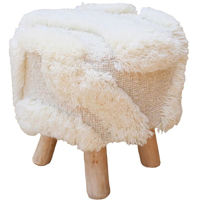 Reposapies Boho DKD Home Decor Crudo 40 x 40 x 40 cm 0 Reposapies Boho DKD Home Decor Crudo 40 x 40 x 40 cm 0