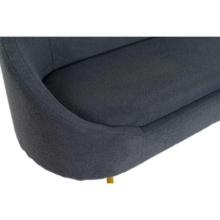 Sofa Scandi DKD Home Decor Azul Dorado 75 x 92 x 155 cm 5