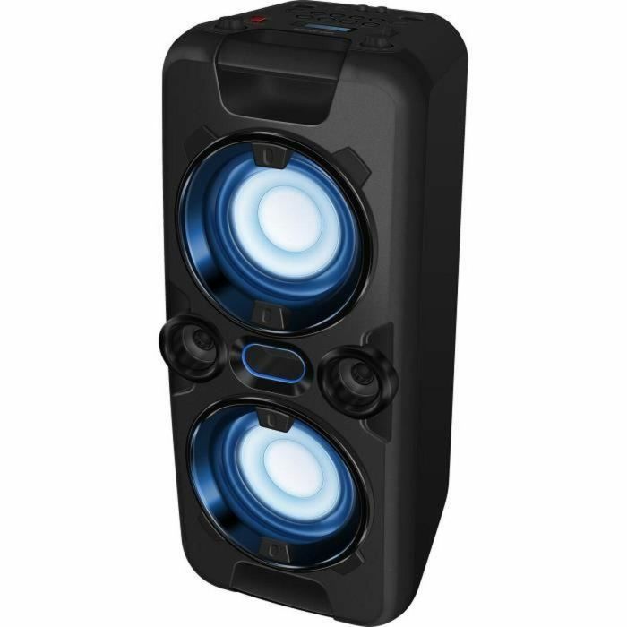 Altavoz de audio inalámbrico - SENCOR - SSS 3800 - 60 W - 30 radios FM - Bluetooth - Luces LED intermitentes - Negro