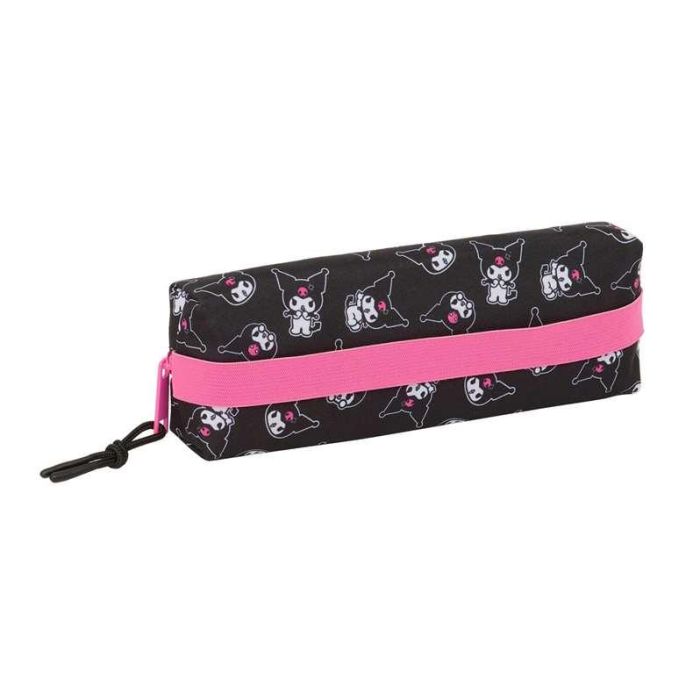 Safta Bolso Estuche Portatodo Escolar Kuromi Rectangular Goma Elástica 22 cm con 1 Cremallera 40x70x220 mm 1 Safta Bolso Estuche Portatodo Escolar Kuromi Rectangular Goma Elástica 22 cm con 1 Cremallera 40x70x220 mm 1
