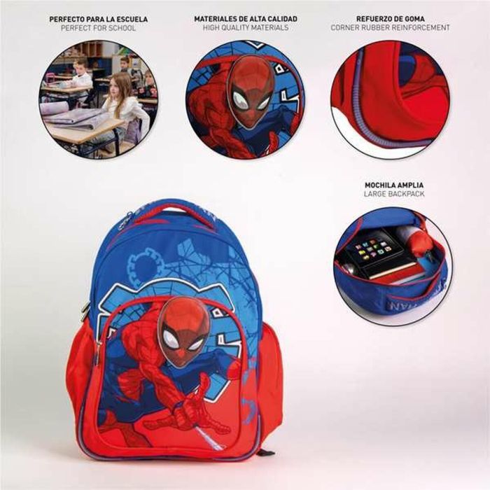 Mochila escolar mediana 42 cm spiderman 3.3 x 4.2 x 42.0 cm 2 Mochila escolar mediana 42 cm spiderman 3.3 x 4.2 x 42.0 cm 2