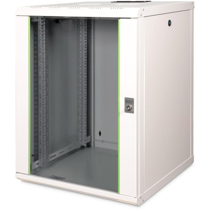 Digitus Carcasa de pared Unique 16U 820x600x600mm gris - Rack de red de 100kg con paneles desmontables IP20