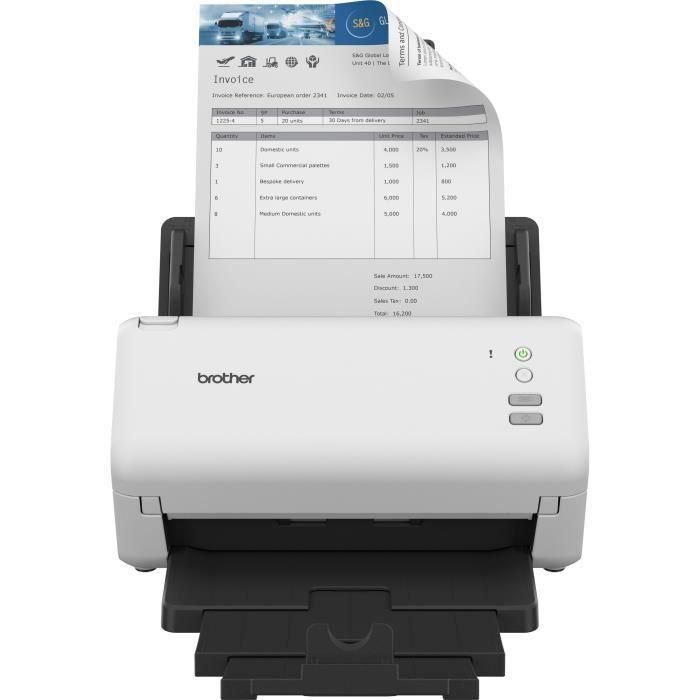 Brother Escáner de Sobremesa ADS4100, Doble Cara, USB, 35 ppm Monocromo/Color, Resolución 600x600 ppp 3 Brother Escáner de Sobremesa ADS4100, Doble Cara, USB, 35 ppm Monocromo/Color, Resolución 600x600 ppp 3