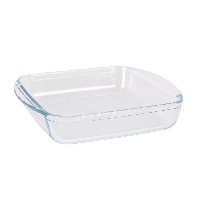 Quttin Fuente de Vidrio Cuadrada 25x22 cm 1.6L (6 Unidades) 3 Quttin Fuente de Vidrio Cuadrada 25x22 cm 1.6L (6 Unidades) 3