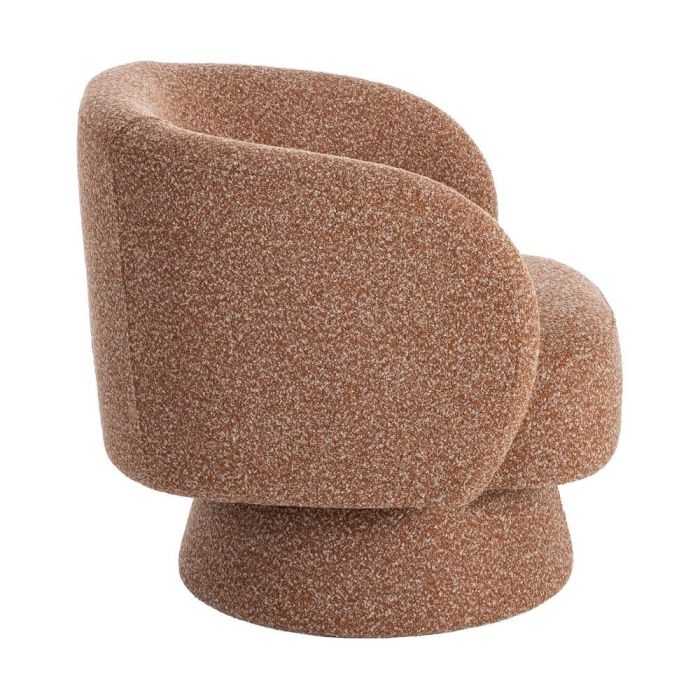 Sillón Giratorio Salmón Tejido Salón 78 X 79 X 77 cm