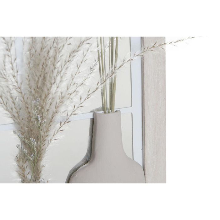 Espejo de pared DKD Home Decor Beige Jarrón Cottage 35 x 10 x 50 cm 2