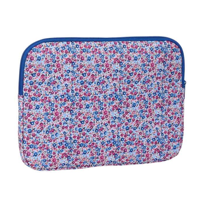 Funda para Portátil Nait Nait Flores coimbra azul Azul 34 x 25 x 2 cm 1