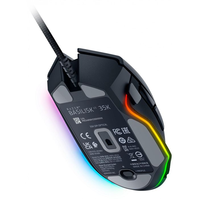 Razer Basilisk V3 35K Ratón Gaming Ergonómico con Cable Negro 3