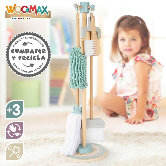 Set de Limpieza Woomax Juguete 23,5 x 75 x 23,5 cm 3 Set de Limpieza Woomax Juguete 23,5 x 75 x 23,5 cm 3