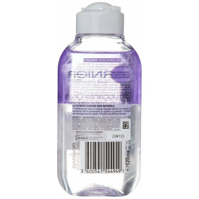 Garnier Struccante Occhi Express 2 In 1 125 mL 4 Garnier Struccante Occhi Express 2 In 1 125 mL 4