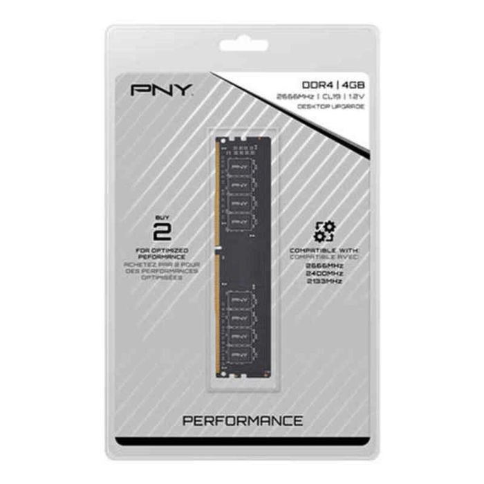 Memoria RAM PNY MD4GSD42666 4 GB DDR4 2666 MHz CL19 40 g 4 GB DDR4 2666 MHz CL19 1