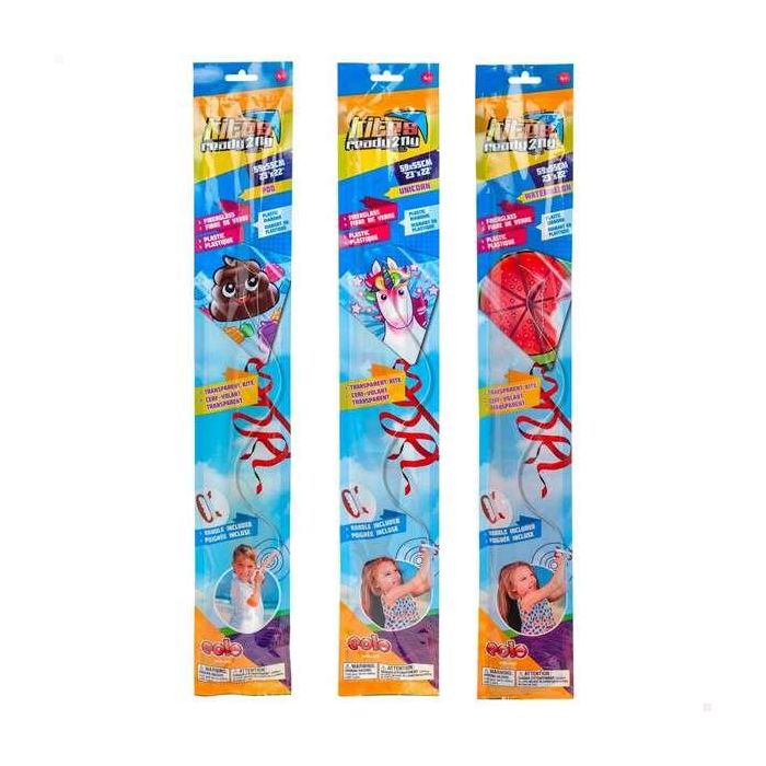 Cometa diamante plastico ready to fly 59x55cm - modelos surtidos 5 Cometa diamante plastico ready to fly 59x55cm - modelos surtidos 5