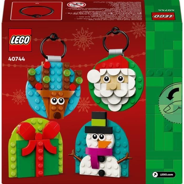 LEGO 40744 Selección de adornos navideños - Set de construcción para niños de 6 años con Papá Noel 4 LEGO 40744 Selección de adornos navideños - Set de construcción para niños de 6 años con Papá Noel 4