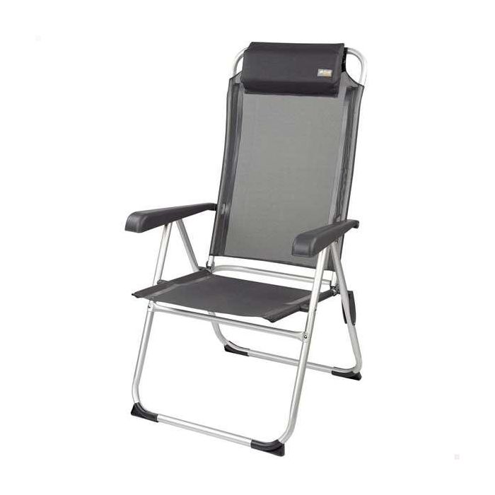 Silla camping aluminio reclinable 5 posiciones 44x55x101cm 8 Silla camping aluminio reclinable 5 posiciones 44x55x101cm 8