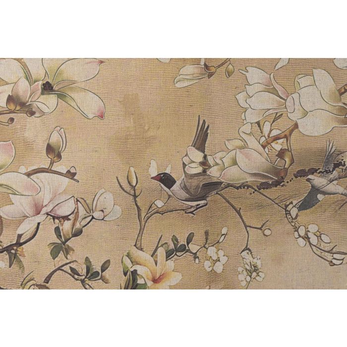 Cuadro Oriental DKD Home Decor Amarillo Blanco 3 x 80 x 120 cm (2 Unidades) 2