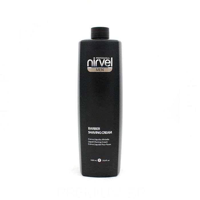 Nirvel Crema Líquida de Afeitar para Hombre con Brocha 1000 Ml
