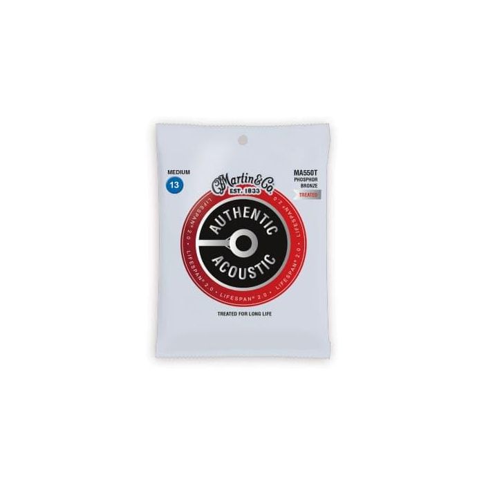 Juego Acústica Authentic Lifespan®2.0 Phosphor Bronze 92/8 Medium 13-56 Juego Acústica Authentic Lifespan®2.0 Phosphor Bronze 92/8 Medium 13-56