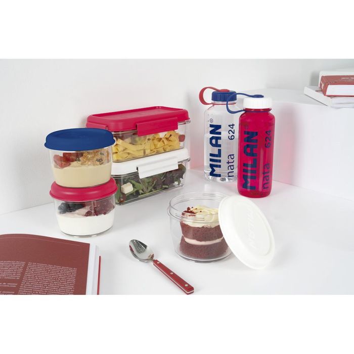 Fiambrera de tritán hermética rectangular 1,2 l nata® 624 rosa 1 Fiambrera de tritán hermética rectangular 1,2 l nata® 624 rosa 1