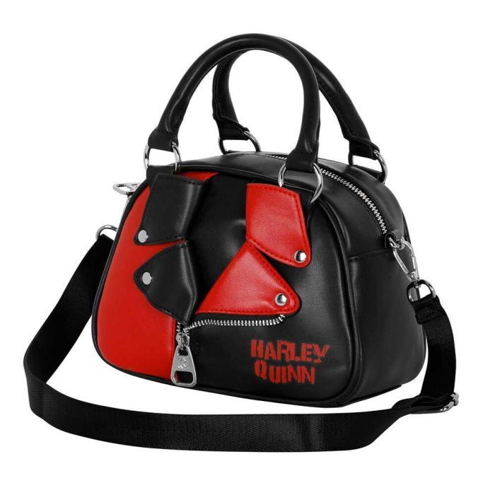 Bolso Bowling Fashion Jacket DC Comics Harley Quinn Negro 2