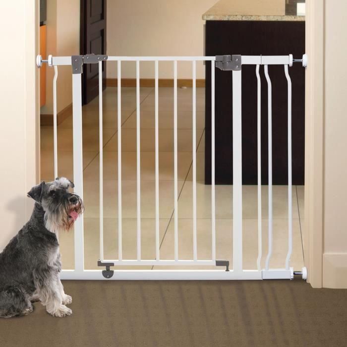 Barrera de seguridad y extensión 18 cm - DREAMBABY - LIBERTY - 1 barrera + 1 extensión - 93-99 cm - Blanco 4 Barrera de seguridad y extensión 18 cm - DREAMBABY - LIBERTY - 1 barrera + 1 extensión - 93-99 cm - Blanco 4