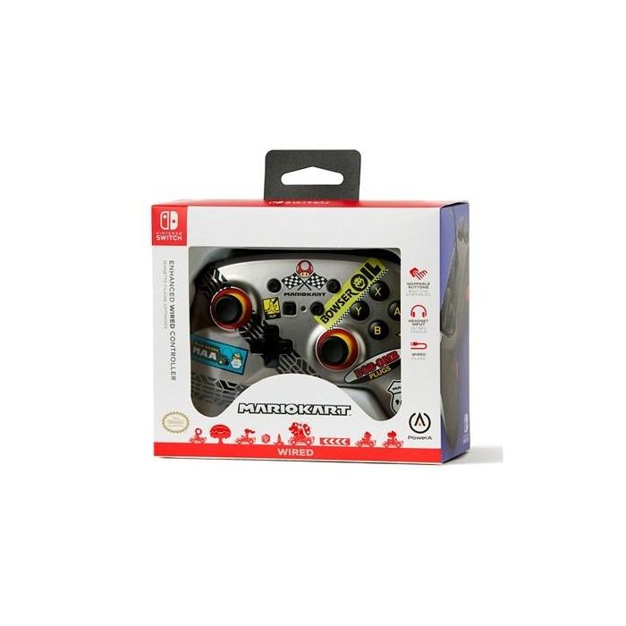 Power A NSGP0145-01 Mando con Cable Mejorado para Nintendo Switch - Diseño Mario Kart, Botones Asignables, Auriculares 9 Power A NSGP0145-01 Mando con Cable Mejorado para Nintendo Switch - Diseño Mario Kart, Botones Asignables, Auriculares 9