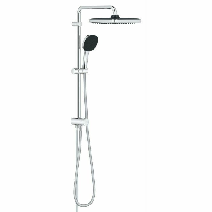 Grohe 26698001 Columna de Ducha Vitalio Comfort 250 con Desviador Manual, Ahorro de Agua, Cromo 8