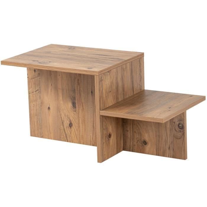 Mesa de Centro HARMONY Rectangular Pino Atlántico 80 x 40 x 40 cm