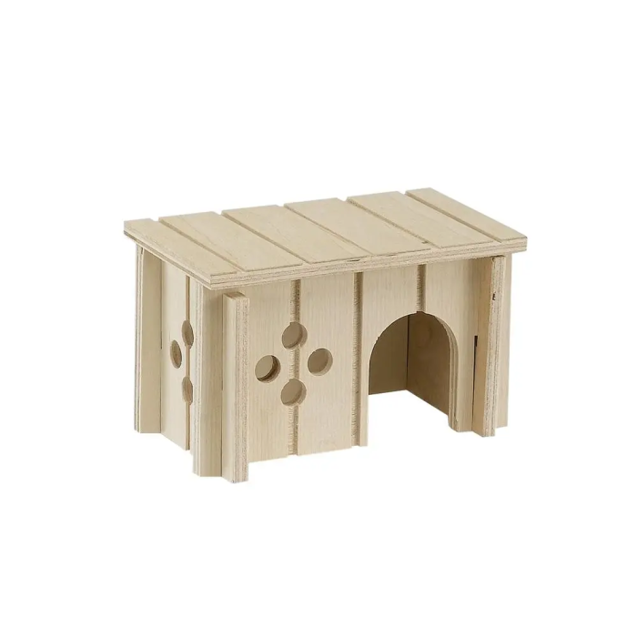 Ferplast Casa Madera Roedor Sin 4641 12,5x7,5x7 cm