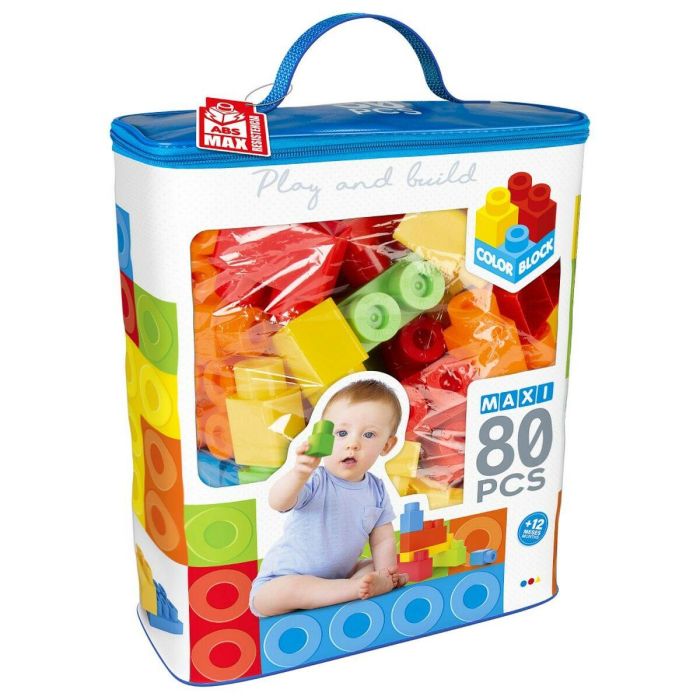 Juego de Construcción Color Block Basic Bolsa 80 Piezas (6 Unidades) 5 Juego de Construcción Color Block Basic Bolsa 80 Piezas (6 Unidades) 5