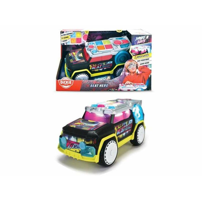 Smoby Coche Streets' n Beatz de 32 cm con Luz y 22 Sonidos, Vehículo de Juguete con Pilas Incluidas para Niños +3 Años Smoby Coche Streets' n Beatz de 32 cm con Luz y 22 Sonidos, Vehículo de Juguete con Pilas Incluidas para Niños +3 Años