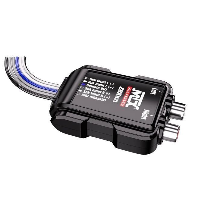 MTX AUDIO MTX0715442143962 - Adaptador de Cables de Altavoz a RCA de 8V con Salida Remota 1 MTX AUDIO MTX0715442143962 - Adaptador de Cables de Altavoz a RCA de 8V con Salida Remota 1