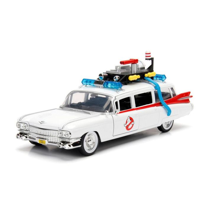 Jada Toys Réplica Coche Ecto Cazafantasmas 1:24 Metálico con Detalles Realistas Puertas y Capó Funcionales +8 Años 4