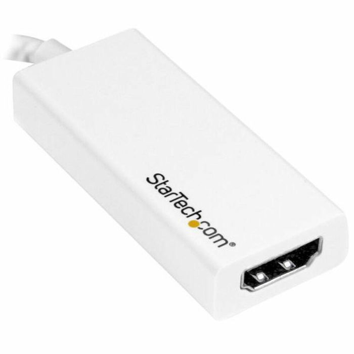 Adaptador USB C a HDMI Startech CDP2HD4K60W Blanco 1 Adaptador USB C a HDMI Startech CDP2HD4K60W Blanco 1