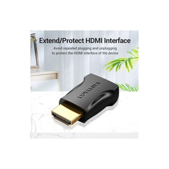 Vention AIMB0 Adaptador HDMI 4K@60Hz Macho a Hembra, Conector Chapado en Oro Bidireccional para PC, Portátil y TV 2 Vention AIMB0 Adaptador HDMI 4K@60Hz Macho a Hembra, Conector Chapado en Oro Bidireccional para PC, Portátil y TV 2