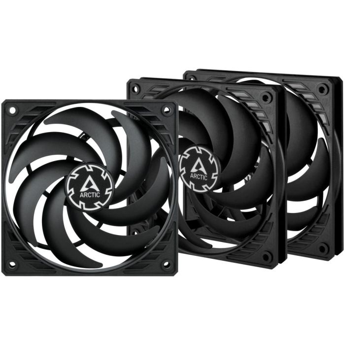 ARCTIC P12 SLIM PWM PST. Ventilador de Caja. 3 piezas Value Pack. Refrigeración Eficiente