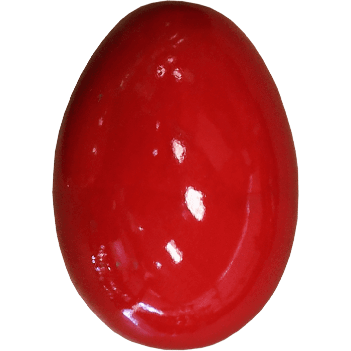 TANGA Huevo Shaker De Madera Rojo