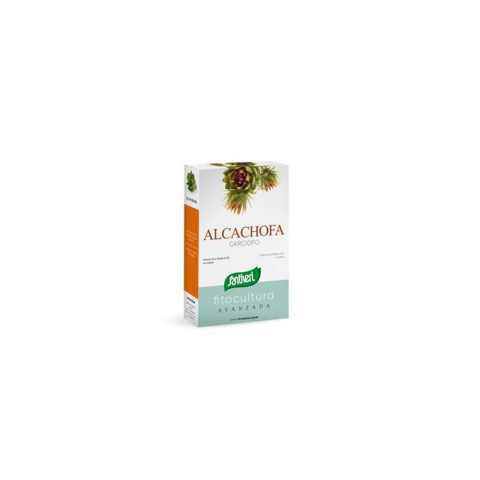 SANTIVERI Alcachofa 40 Cápsulas con 35mg Cinarina - Apoyo Digestivo y Hepático para Veganos