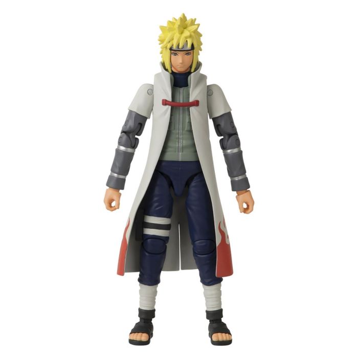 Bandai ANIME HEROES MINATO Figura de Naruto Namikaze de 17cm con +16 Puntos de Articulación 1