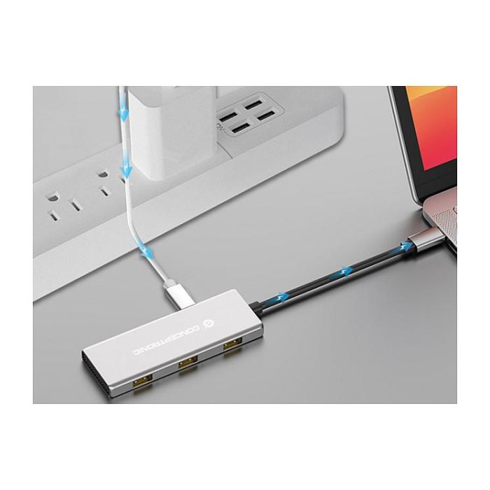 Conceptronic HUBBIES17G Hub USB 3.2 Gen 2 de 7 Puertos (4x USB-C, 3x USB-A) hasta 10 Gbps con Power Delivery 100W 2 Conceptronic HUBBIES17G Hub USB 3.2 Gen 2 de 7 Puertos (4x USB-C, 3x USB-A) hasta 10 Gbps con Power Delivery 100W 2