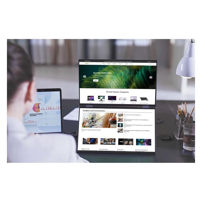 Acer PD193QEb Monitor 18.5" 47cm 1920x1080 100Hz LED Gris Antirreflectante Flicker Free 5