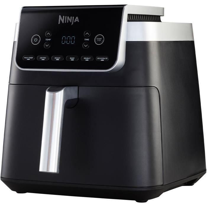Ninja AF180EU Freidora de Aire 6 en 1 Max 6.2L con Funciones Max Crisp, Asar, Hornear, Deshidratar y Recalentar 0 Ninja AF180EU Freidora de Aire 6 en 1 Max 6.2L con Funciones Max Crisp, Asar, Hornear, Deshidratar y Recalentar 0