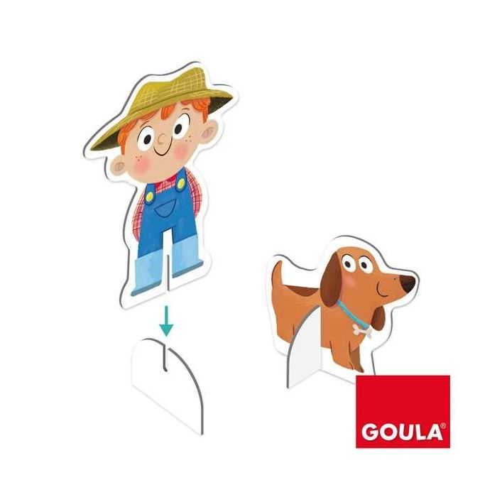 Goula Puzzle XXL Granja 53176 con 17 Piezas y Figuras para Niños +3 Años 15