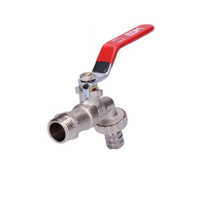 Grifo de esfera con codo 1/2" 3/4" edm 1 Grifo de esfera con codo 1/2" 3/4" edm 1