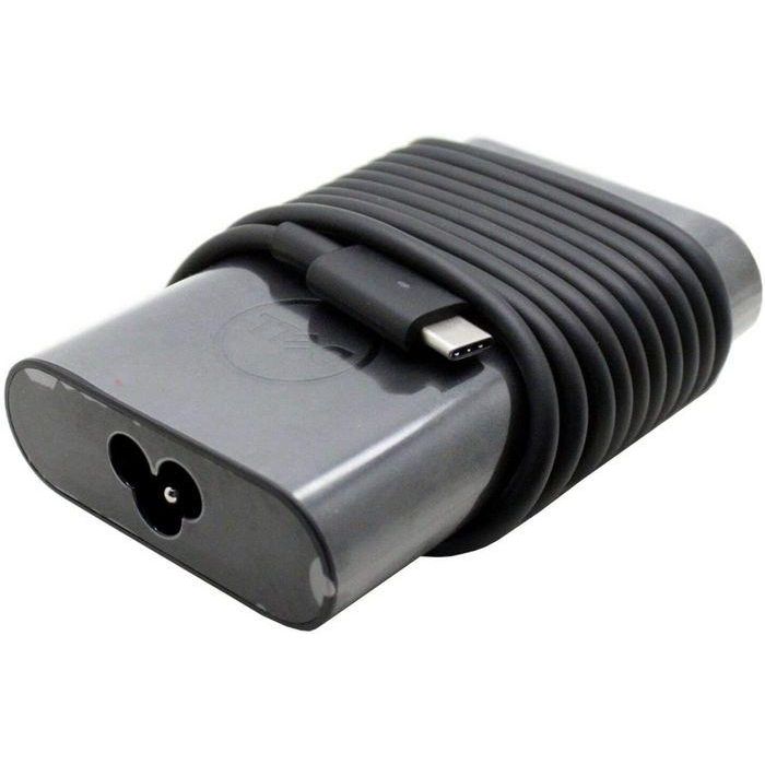 Dell Adaptador de corriente AC 65W 19.5V con conector de 3 pines y puerto USB Tipo C compatible con cable de alimentación C6 1