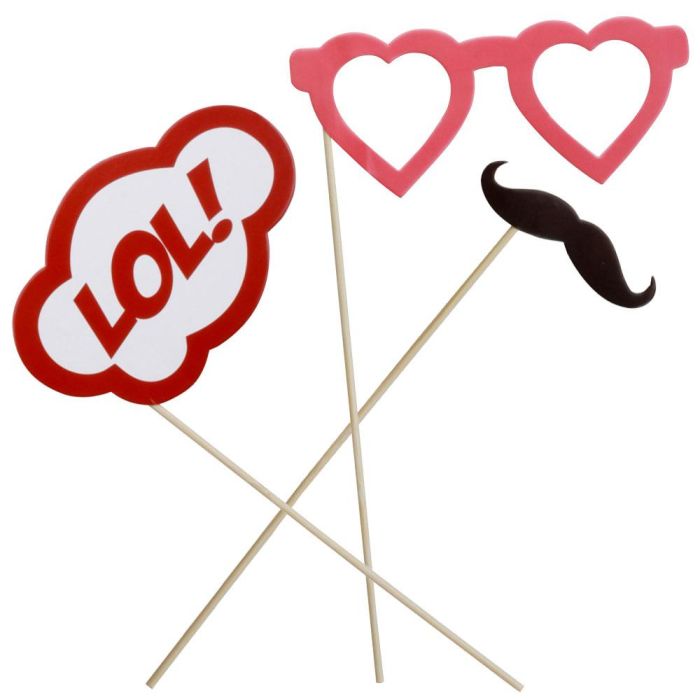 Mister Gadget Juego 15 Palitos Foto Postureo con Accesorios para Fiestas y Eventos 1 Mister Gadget Juego 15 Palitos Foto Postureo con Accesorios para Fiestas y Eventos 1