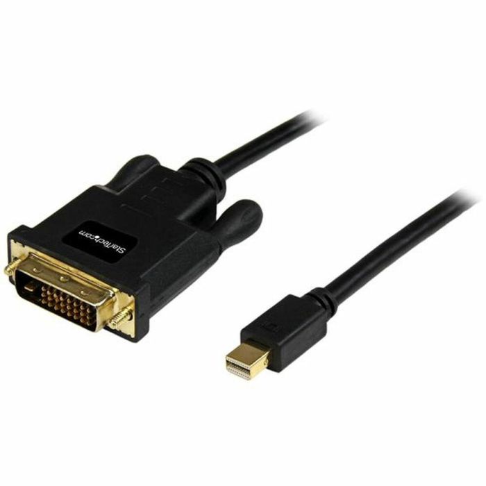 Adaptador Mini DisplayPort a DVI Startech MDP2DVIMM10B 3 m Negro 0 Adaptador Mini DisplayPort a DVI Startech MDP2DVIMM10B 3 m Negro 0