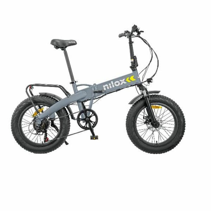 Bicicleta Eléctrica Nilox J4 PLUS 20X4P Gris 250 W 13000 mAh 20" Bicicleta Eléctrica Nilox J4 PLUS 20X4P Gris 250 W 13000 mAh 20"