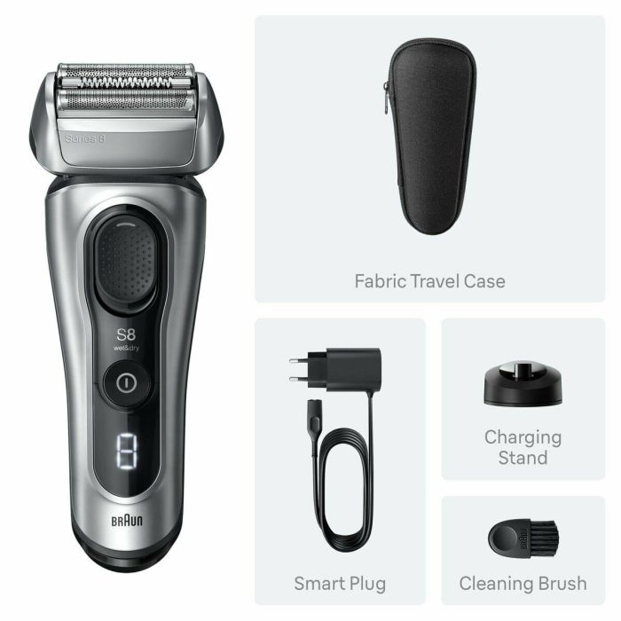 Braun BRA8700216554404 Afeitadora eléctrica Serie 8 Negra 60 minutos de autonomía Carga rápida en 5 minutos 1 Braun BRA8700216554404 Afeitadora eléctrica Serie 8 Negra 60 minutos de autonomía Carga rápida en 5 minutos 1