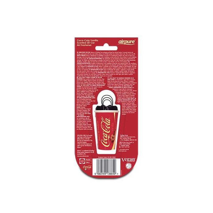 Perfumador Coca-Cola Vainilla Cs4 PERCC3D864 2 Perfumador Coca-Cola Vainilla Cs4 PERCC3D864 2