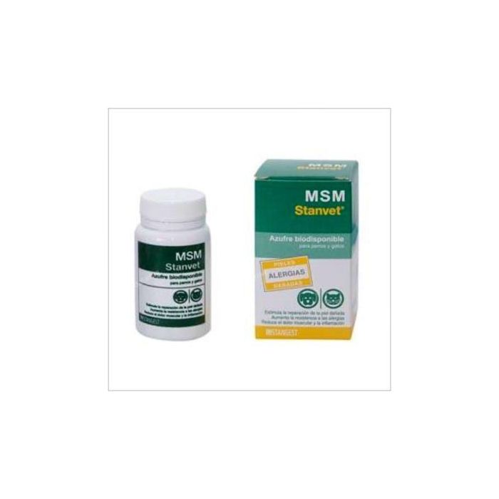 Stangest MSM 60 Comprimidos - 500 mg por comprimido - Piel sana, uñas fuertes, alivia dolores musculares y artritis